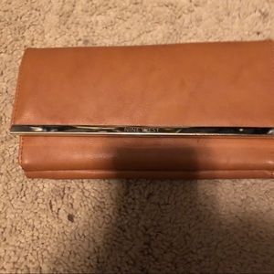 Nine West leather clutch